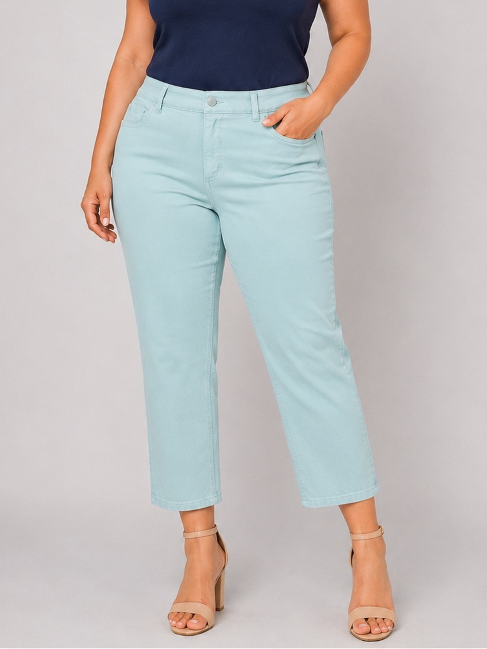 Denim & Co. Petite Classic Stretch Colored Ankle Jeans 12P NWT A687857